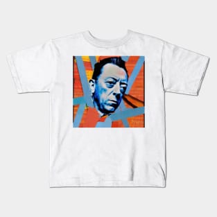 Albert Camus in Space Kids T-Shirt